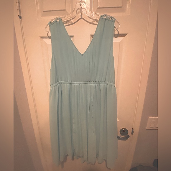 Cinderella Blue Pleated Dress - Picture 5 of 5